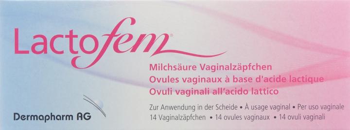 Produktbild Lactofem Milchsäure Vaginalzäpfchen (Vaginalzäpfchen)