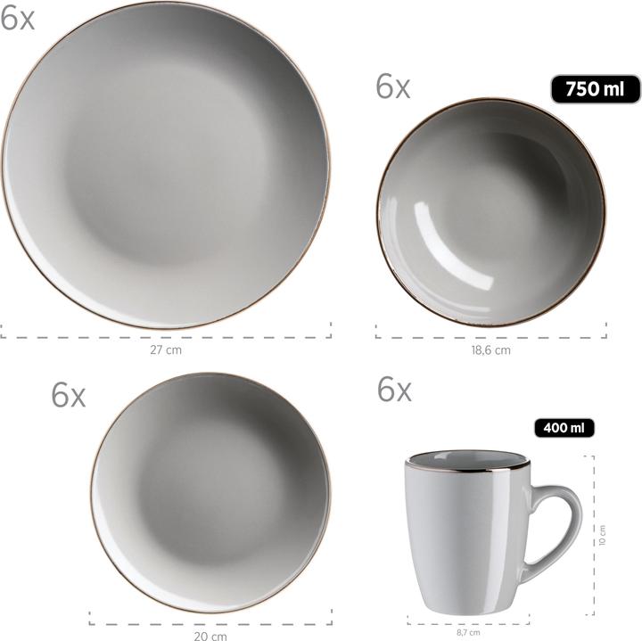 Actual product image Mäser Metallic Rim (24 Piece)