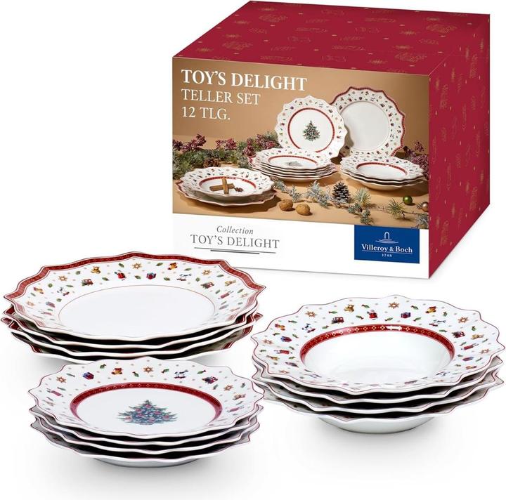 Productafbeelding Villeroy & Boch Bordenset 12st Toy's Delight (12 Stuk)