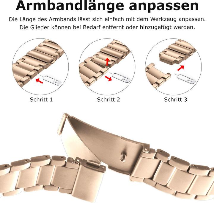 Actual product image Pedea Titanium watch strap (20 mm, Titanium)