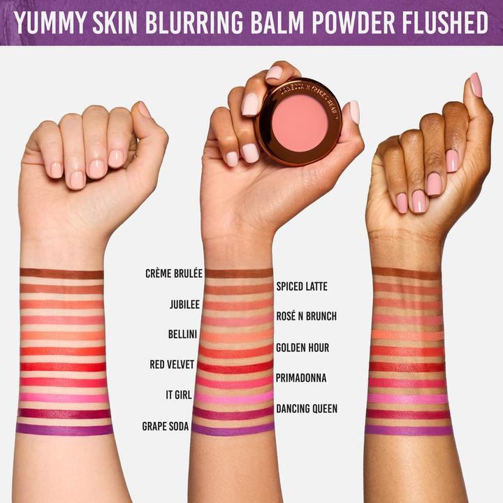 Actual product image Danessa Myricks Yummy Skin - Blurring Balm Powder Flushed Spiced Latte