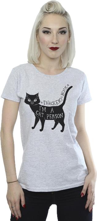 Actual product image Disney Womens/Ladies Hocus Pocus A Cat Person Cotton T-Shirt (L)