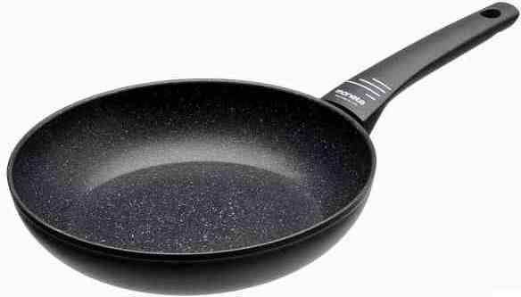Immagine prodotto Moneta Zeus Padella a induzione in alluminio 24 cm Grigio (24 cm, Padella per friggere, Alluminio)