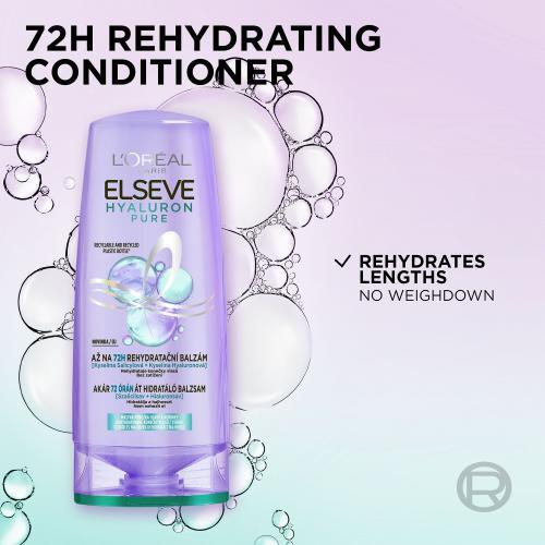 Image du produit L'Oréal Professionnel - Elseve Hyaluron Pure Balm - Baume pour cheveux à racines grasses et pointes (300 ml)