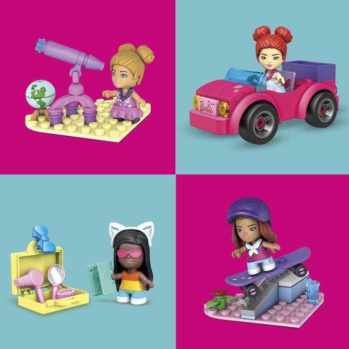 Produktbild Mega Bloks Mega Construx - Barbie-Spielset-Bundle