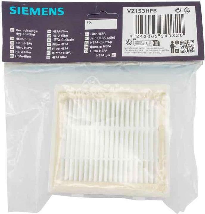 Actual product image Siemens High performance hygiene filter
