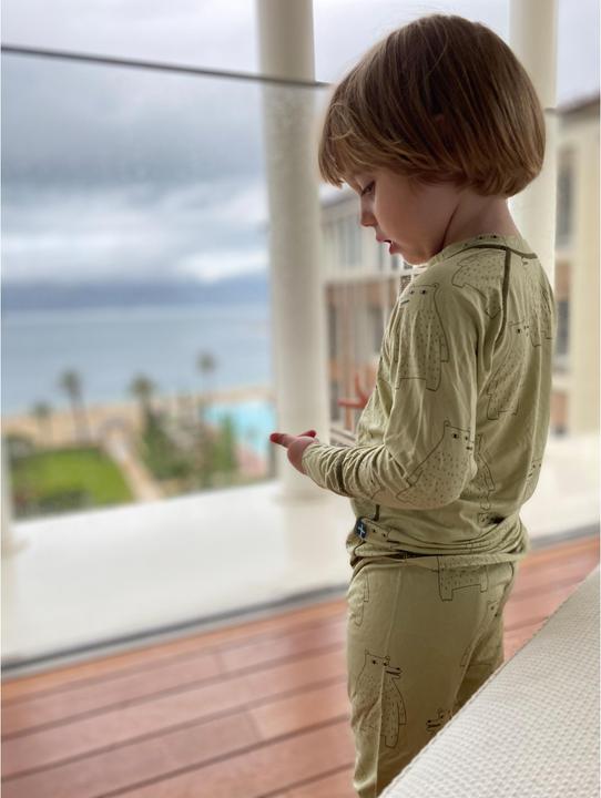 Immagine prodotto Isbjörn Set Polarbear per bambini con baselayer (110)