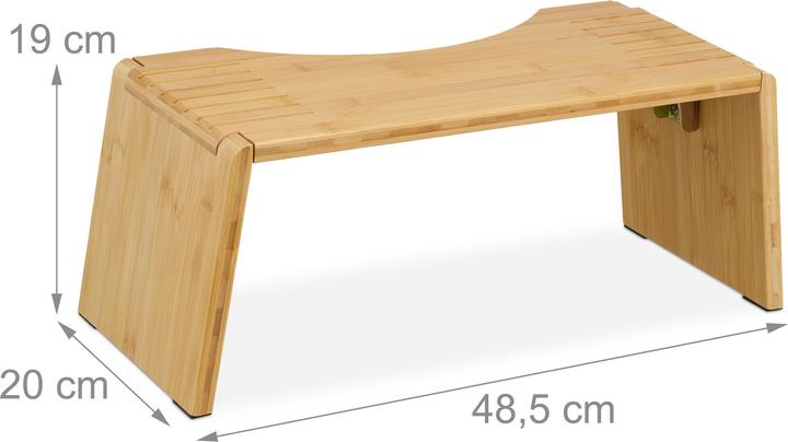 Produktbild Relaxdays Toilettenhocker