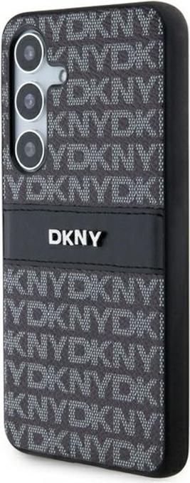 Immagine prodotto DKNY DKHCMPRTHSLK + S926 valigetta rigida in pelle Mono Stripe & Logo in metallo (Samsung Galaxy S24+)