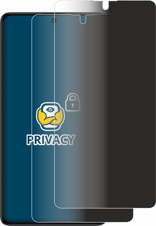 Productafbeelding BROTECT Anti-spionnetje privacyfolie Beschermfolie tegen blauw licht (2 Stuk, Xiaomi Redmi Note 13 5G)