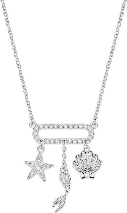 Produktbild Disney Halskette Princess Meerjungfrau Arielle, 925 Sterling Silber (925 Sterling Silber, 925er Sterlingsilber, 35 - 40.5 cm)