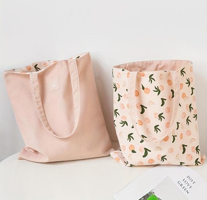 Only-Bags.Store Doppelseitige wiederverwendbare Tragetasche - ungefüttert, 40Cm/15.7In X 36Cm/14.2In