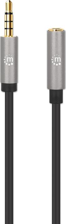 Produktbild Manhattan Audio-Verlängerungskabel Aux / Klinke (5 m, Verlängerung)