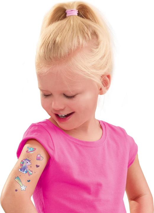 Actual product image Ses Creative Unicorn Tattoos Galaxy