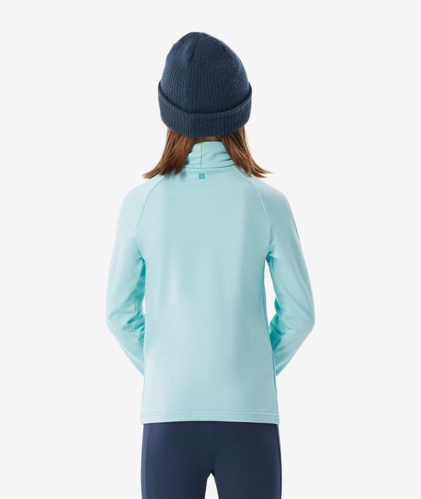 Image du produit Wedze Sous-vêtements de ski T-shirt fonctionnel enfant col haut - BL 500 turquoise (3, 4)