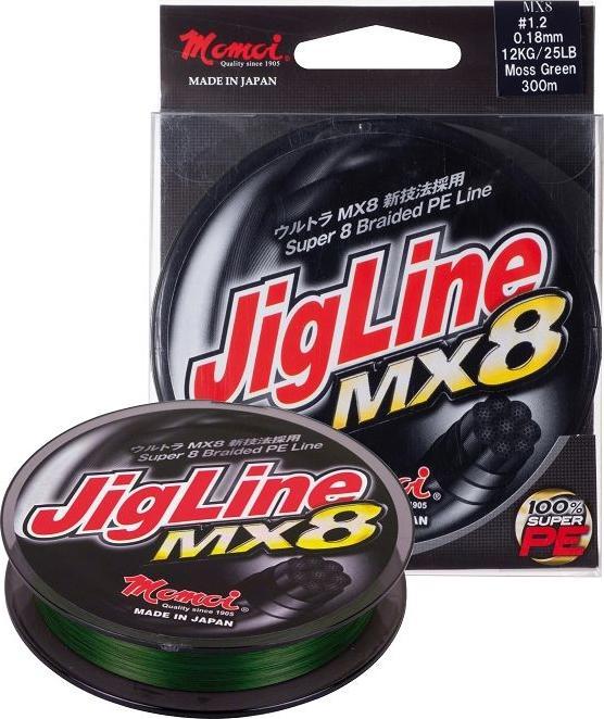 Image du produit Momoi Jigline MX8, Rouge (7 kg, 0.12 mm)