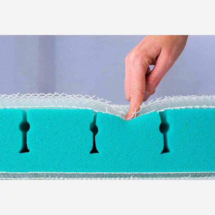 Actual product image Träumeland Traeumeland Baby Mattress Spring Air (70 x 140 cm)