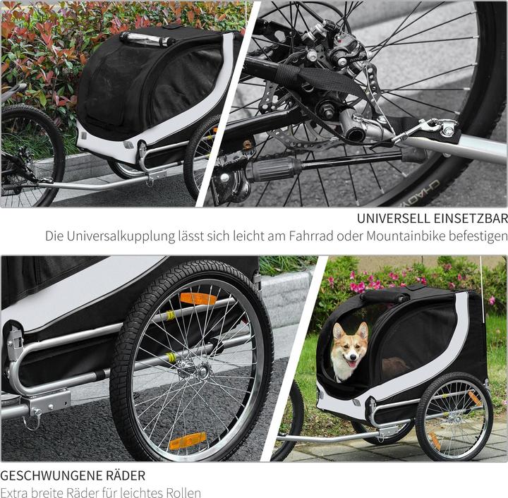 Produktbild PawHut Fahrradanhänger