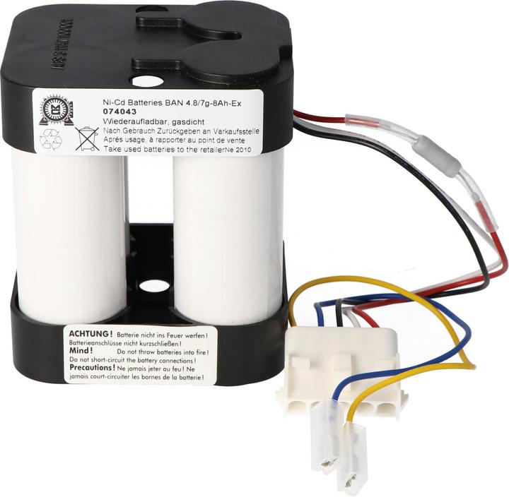 Produktbild XCell Originalakku passend für BOSCH HSE7 Ex-geschützt + 5x Kabel, SEB5.3, SEB8 (4.8 V)