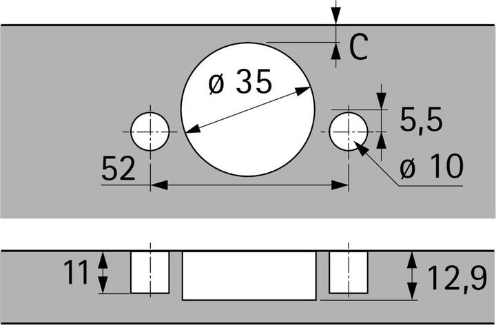Image du produit Hettich Charnières Sensys 8645i, charnière d'angle