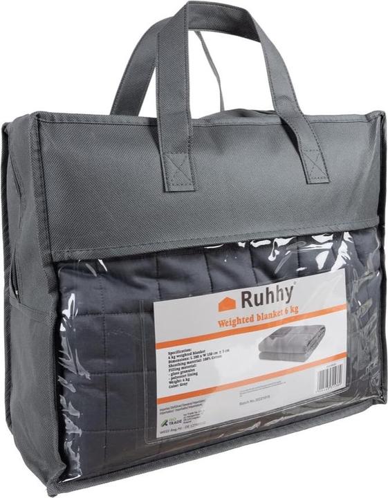 Image du produit Ruhhy Couverture de poids 200x150cm 6kg 19533m (6000 g, 150 x 200 cm)