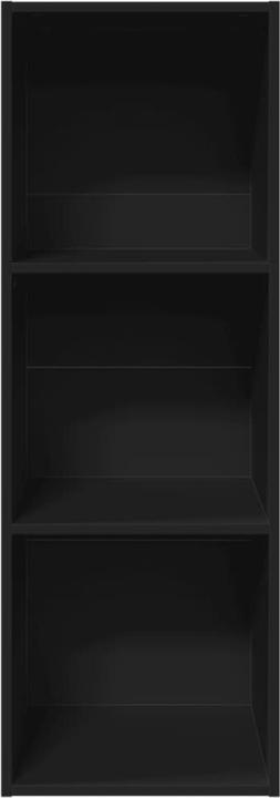 Actual product image VidaXL Bücherregal Standregal Büroregal Aktenregal Aufbewahrungsregal Schwarz (40 x 30 x 114 cm)
