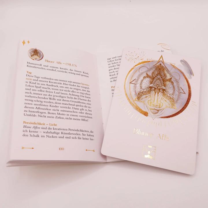 Image du produit Maya-Astro-Cards: 44 astrologische Orakelkarten mit Booklet (Allemand, Tanja Brock, Bianca Feddersen, 2023)