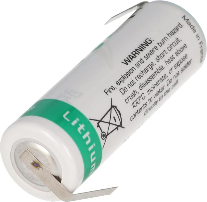 Produktbild Saft LS17500 Lithium Batterie, Size A, mit Lötfahne Z-Form (A, 3600 mAh)
