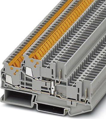 Phoenix Contact Doppelstock-Klemme QTTCB 1,5/ 2P-PV QTTCB 1,5/ 2P-PV Grau Inhalt: 50 St.