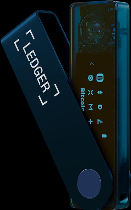 Actual product image Ledger Nano X - Sapphire Blue (Bitcoin, Others, Ethereum Classic)