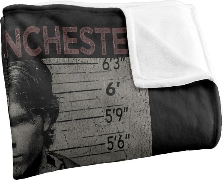 Immagine prodotto Supernatural Foto Segnaletica Sam Winchester Coperta (152 x 127 cm)