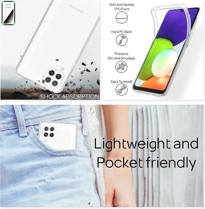 Produktbild Nalia 360 Grad Handyhülle (Samsung Galaxy A22)