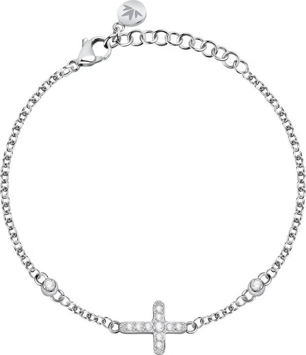 Morellato Passioni Br. Steel+Wht Ston (19 cm, Edelstahl)