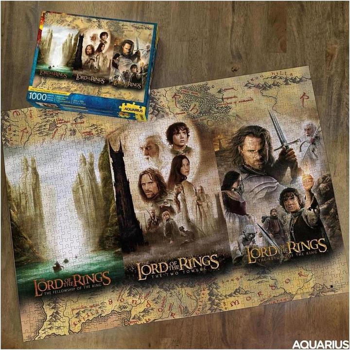 Produktbild Aquarius Herr der Ringe Triptych (Puzzle) (1000 Teile)