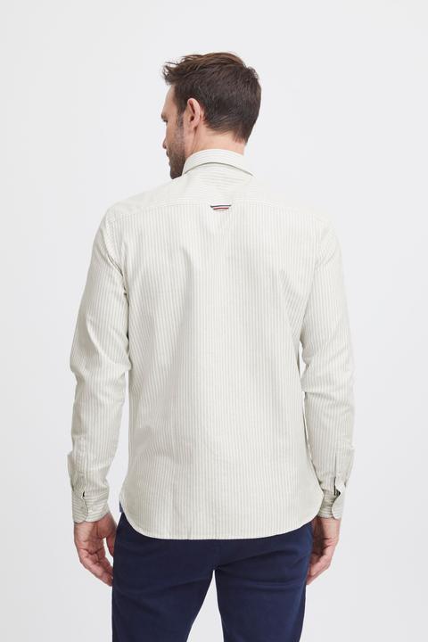 Actual product image FQ1924 FQSteven stripe oxford LS shirt 21900612 (L)