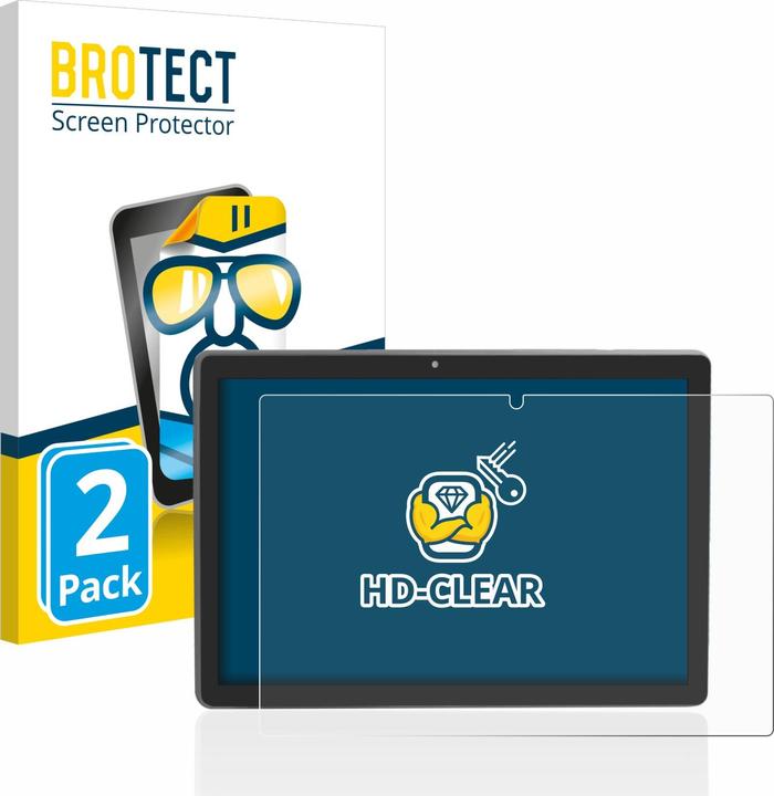 Produktbild BROTECT Schutzfolie Displayschutz Klar (2 Stück, Tab-912 4G)