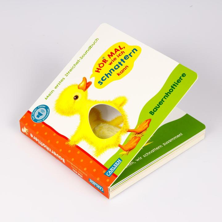 Produktbild Hör mal, wie ich schnattern kann (Mein erstes Streichel-Soundbuch 1) (Deutsch)