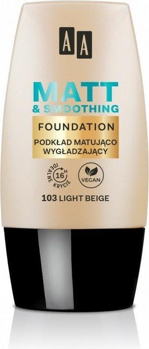 Oceanic AA Make Up Matt Foundation mattierende und glättende Grundierung 103 Light Beige 30ml (103 Light Beige)
