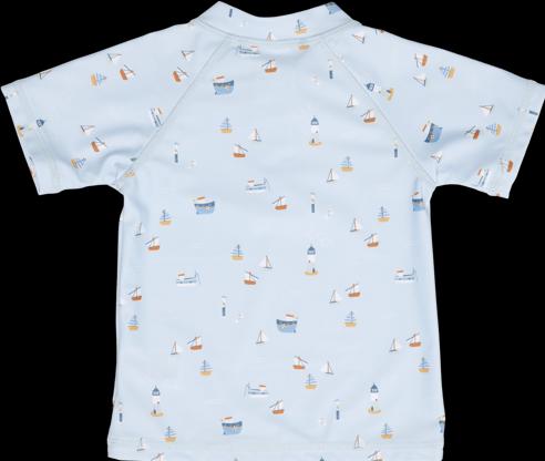 Produktbild Little Dutch Schwimm T-Shirt kurzärmlig Sailors Bay Blue - 62/68 (62)