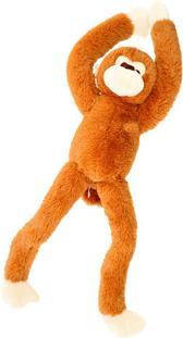 Immagine prodotto Pluchiez Scimmia con braccia lunghe Peluche 80 cm Marrone
