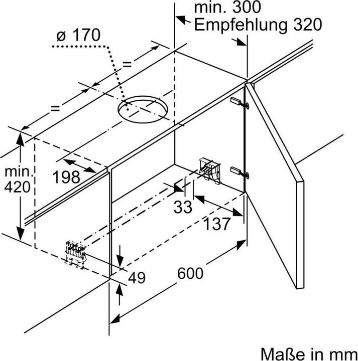 Productafbeelding Neff D46ED52X1 (Platte schermkap)