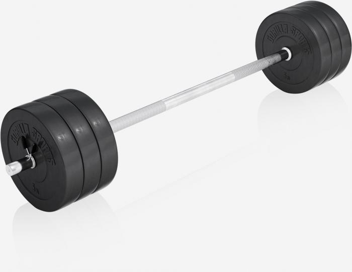 Image du produit Gorilla Sports Ensemble d'haltères longs en plastique 38kg-70kg