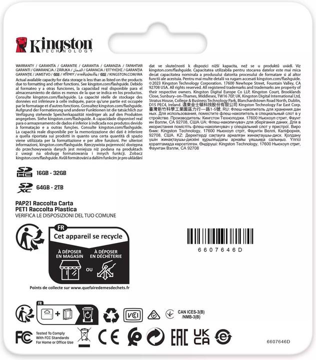 Produktbild Kingston Canvas React Plus (256 GB, SDXC, U3, UHS-II)