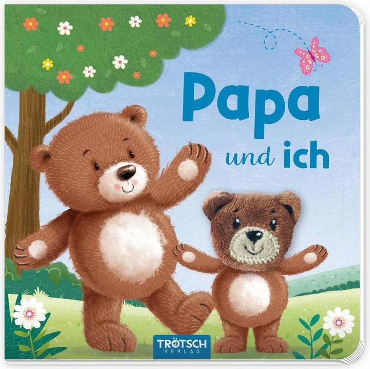 Actual product image Finger puppet book Papa and me