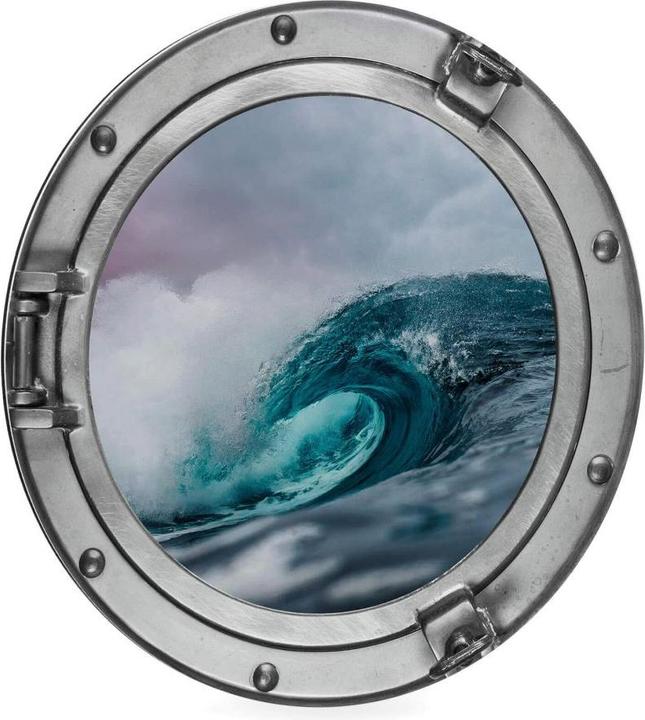 Actual product image Trenddeko 3D optics - The roaring sea (Ø 45 cm)