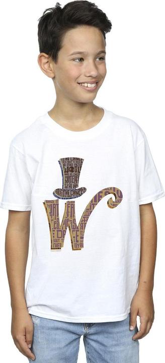 Immagine prodotto Willy Wonka & the Chocolate Factory W Logo Hat Maglietta Ragazzi (128)