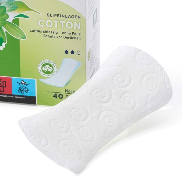 Image du produit dm Jessa Protège-slips Cotton Normal nature (40 x, Panty liners)