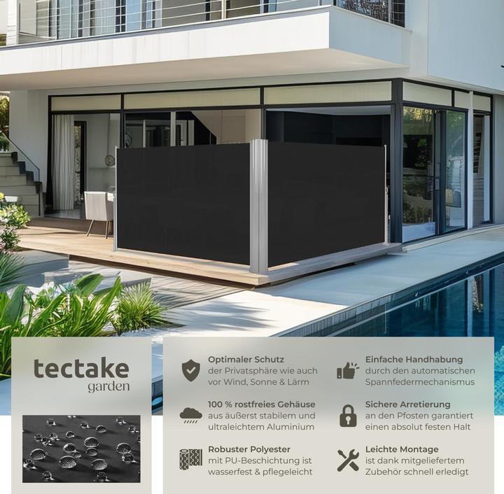 Actual product image tectake Double side awning (6 m)