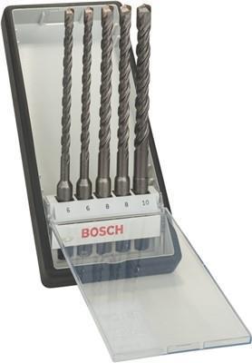 Actual product image Bosch Professional Zubehör Hammer drill set SDS-plus-5 (5 mm, 6 mm, 8 mm, 10 mm)