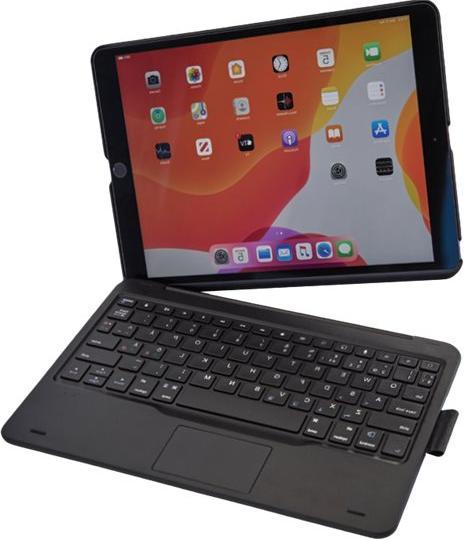 Produktbild Next Concept XCEED CoverKey 2.0 - Tastatur og folio-kasse - trådløs - sort - für Apple 10.2-Zoll iPad (7-8. Gener